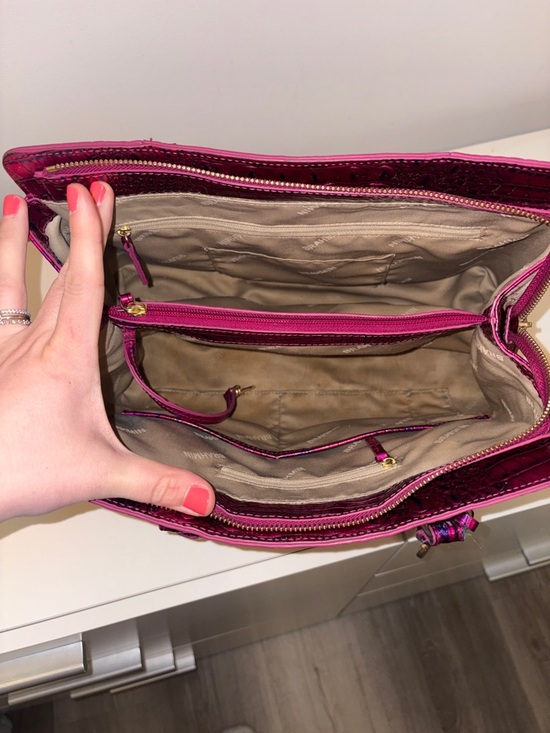 Brahmin Finley High-Voltage Satchel Bag - Picture 8 of 17